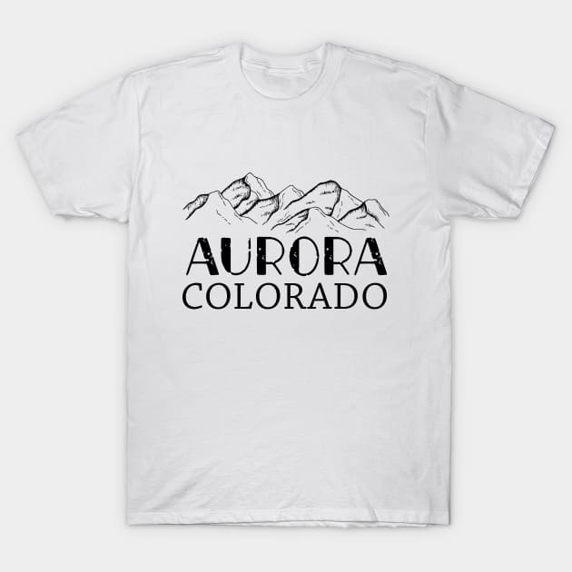 Aurora Colorado aurora Co Colorado T-Shirt by BoogieCreates